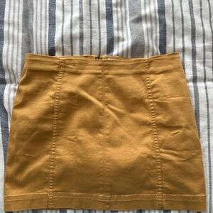Mustard color skirt